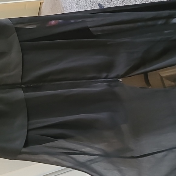 STUNNING NWT BCBG SHEER SATIN MAXI DRESS FRONT ZIPPER MINI SKIRT - Picture 9 of 15